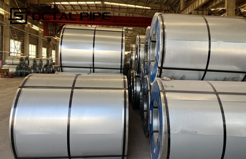 steel coils stacked by width and thickness classification steel coils stacked by width and thickness classification